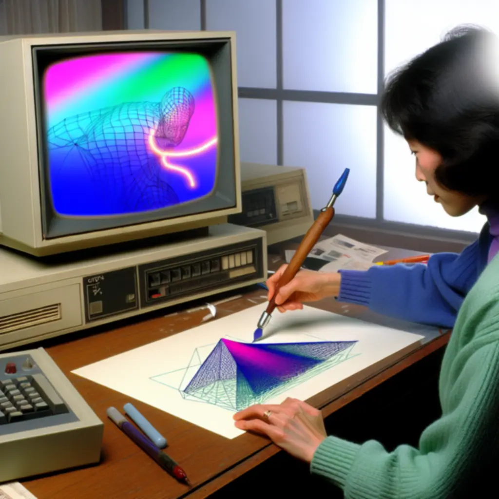 Sueya Ohta w pracowni