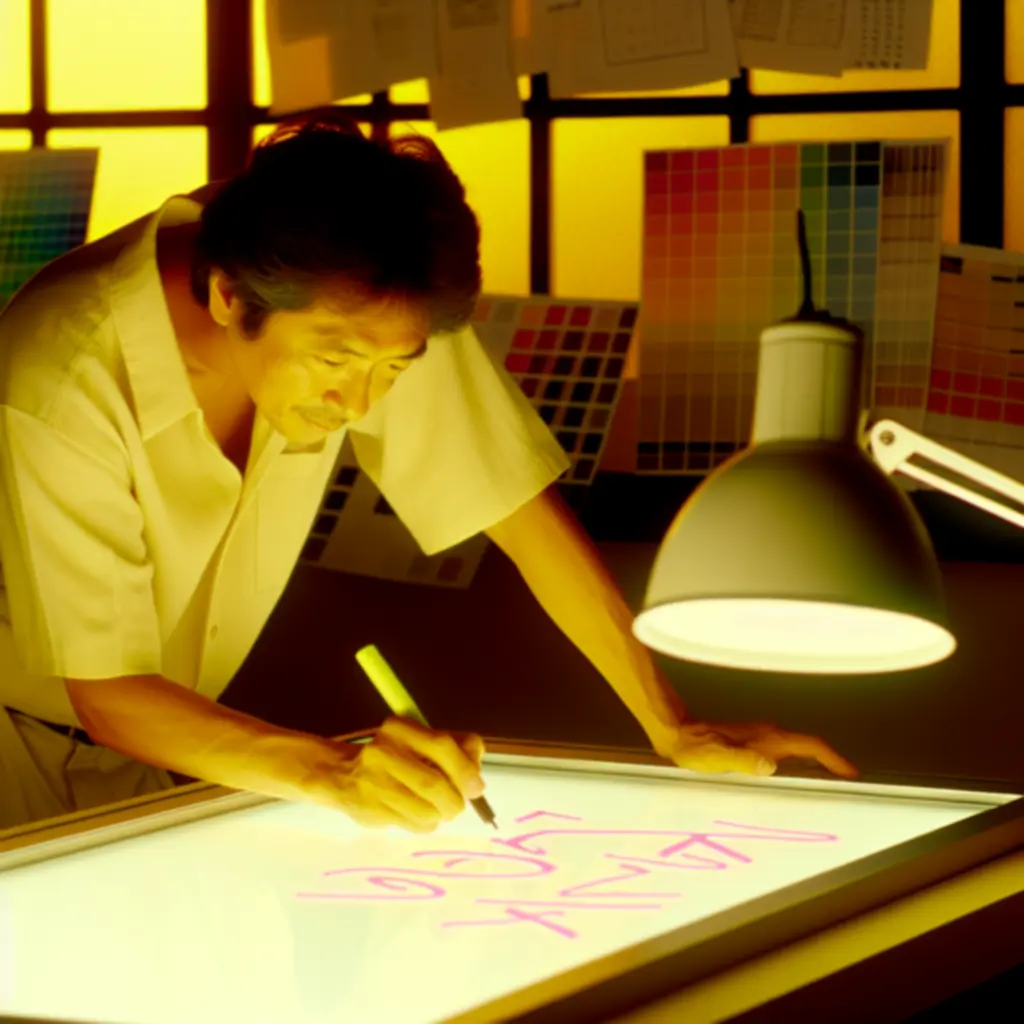 Shigeki Toyoshima przy pracy