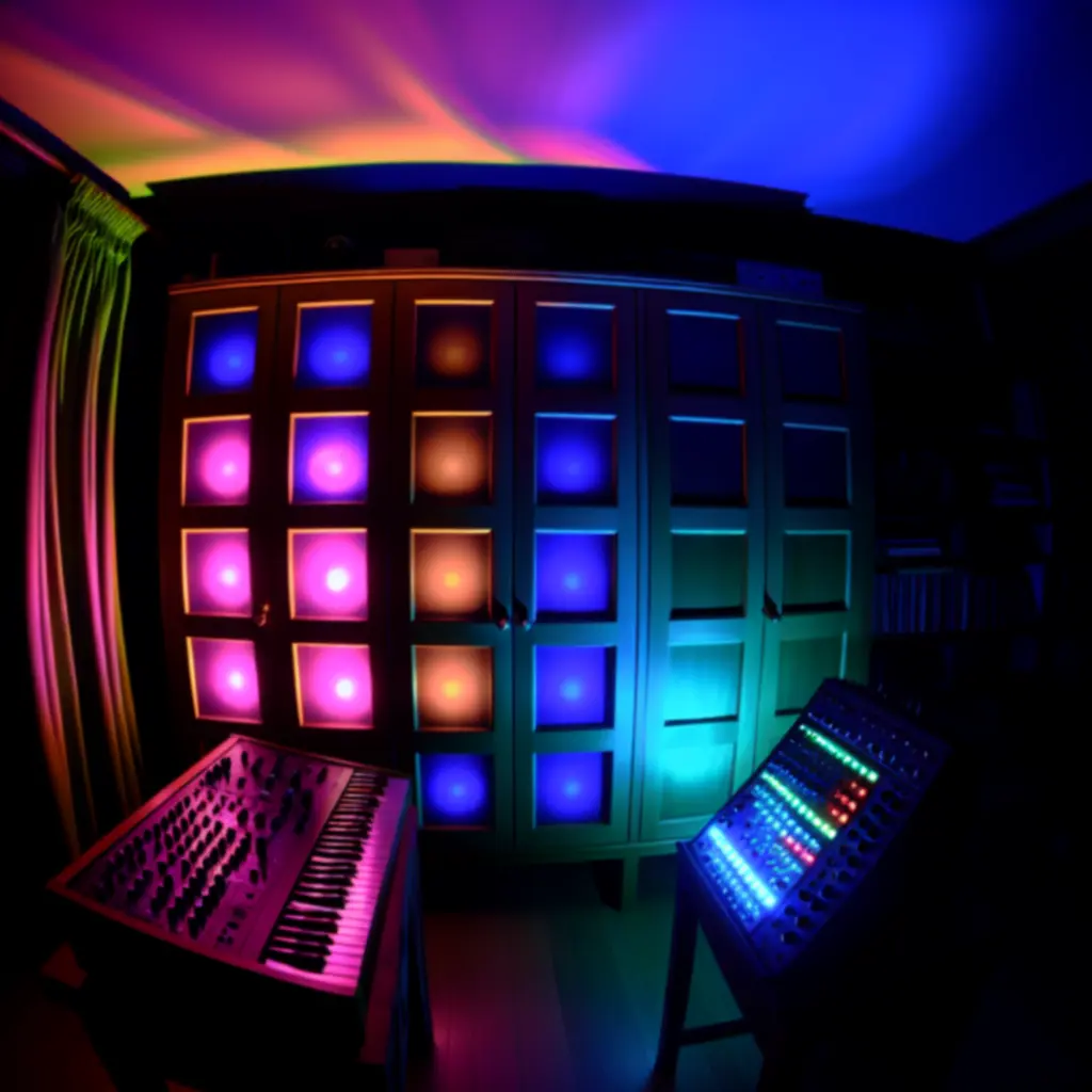 Kolekcjoner w domowym studio