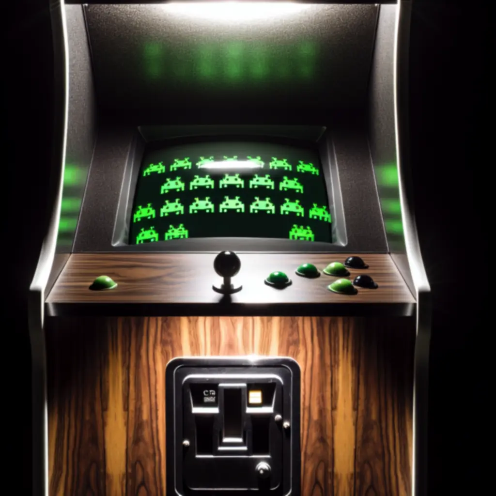 1978 Space Invaders – Original CRT, Walnut Shell