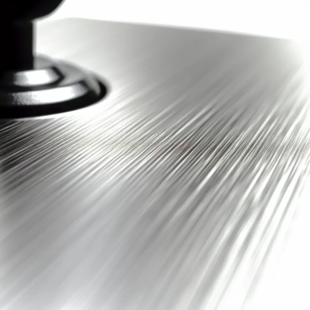 Brushed aluminum joystick