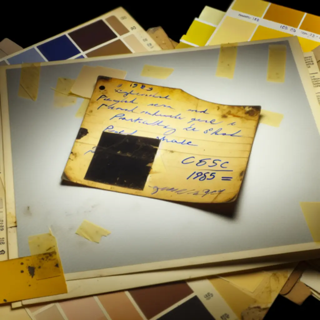 Artist handwritten annotation