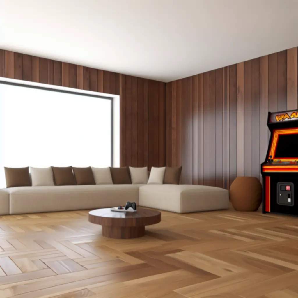 Cabinet in modern living room