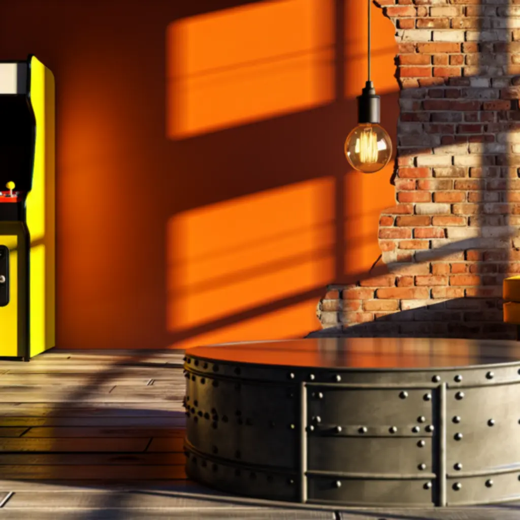 Cabinet in loft apartment